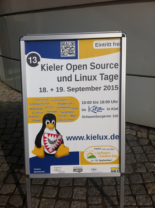 Kieler Open Source und Linux Tage 2015 im Kitz