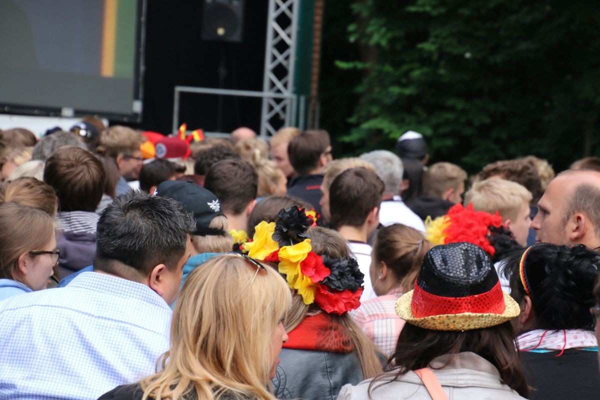 Public Viewing Kiel in der Forstbaumschule zur EM 2016: Deutschland - Polen am 16.06.2016