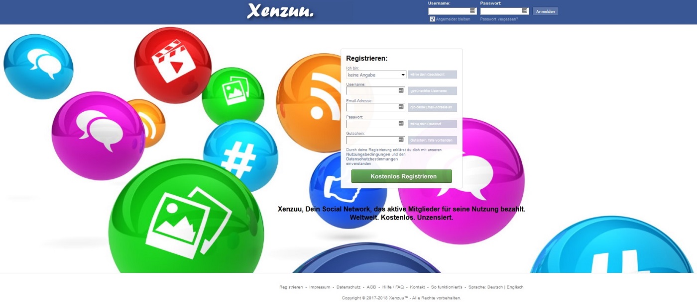 Xenzuu.com Social Network