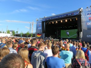 Public Viewing EM 2016 in Kiel an der Hörnbühne