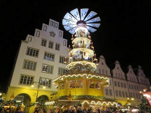 Pyramide auf dem Weihnachtsmarkt Rostock